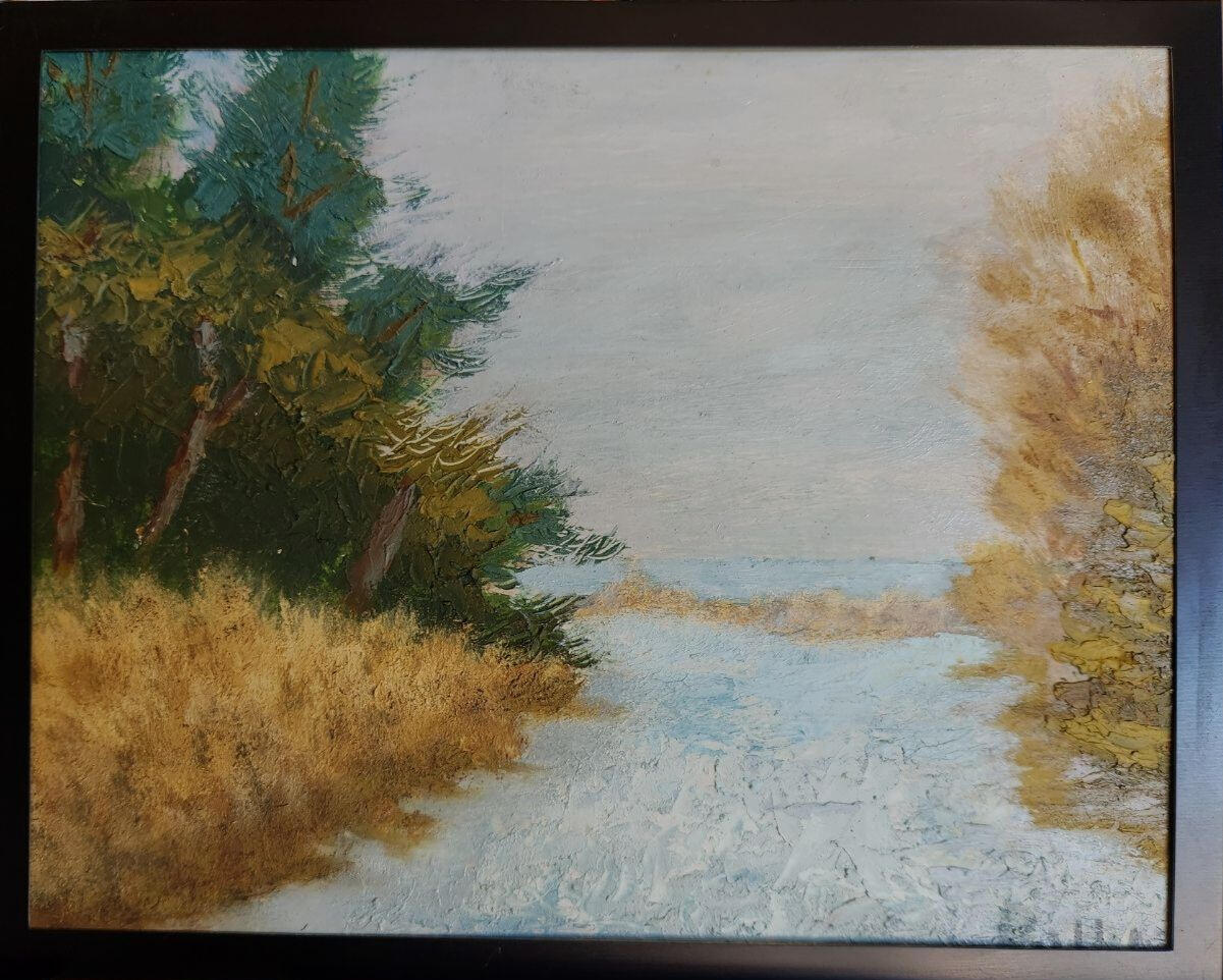 Winter Path 8x10 Oil