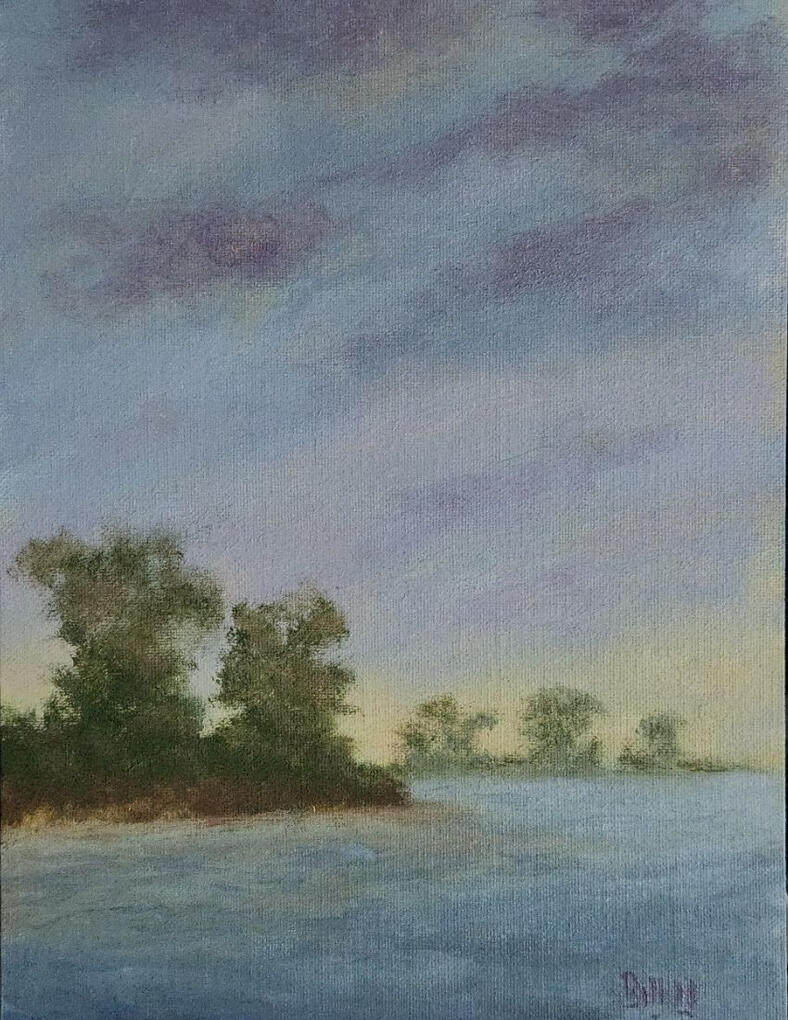 Quonnie View 12x14" Oil