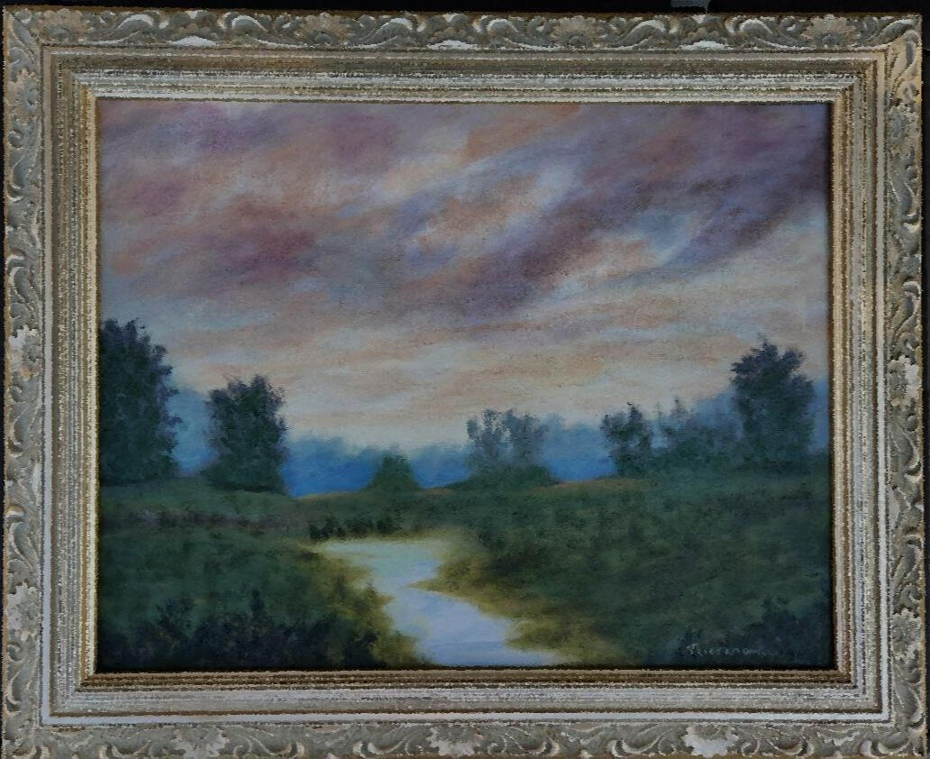Twilight Time 13.5x16" Oil